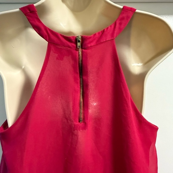 Charming Charlie Pink Fuchsia Layered Tank Top Medium - Picture 7 of 16